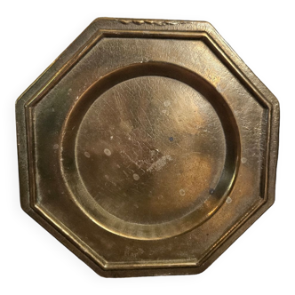 Hexagonal brass pocket tray