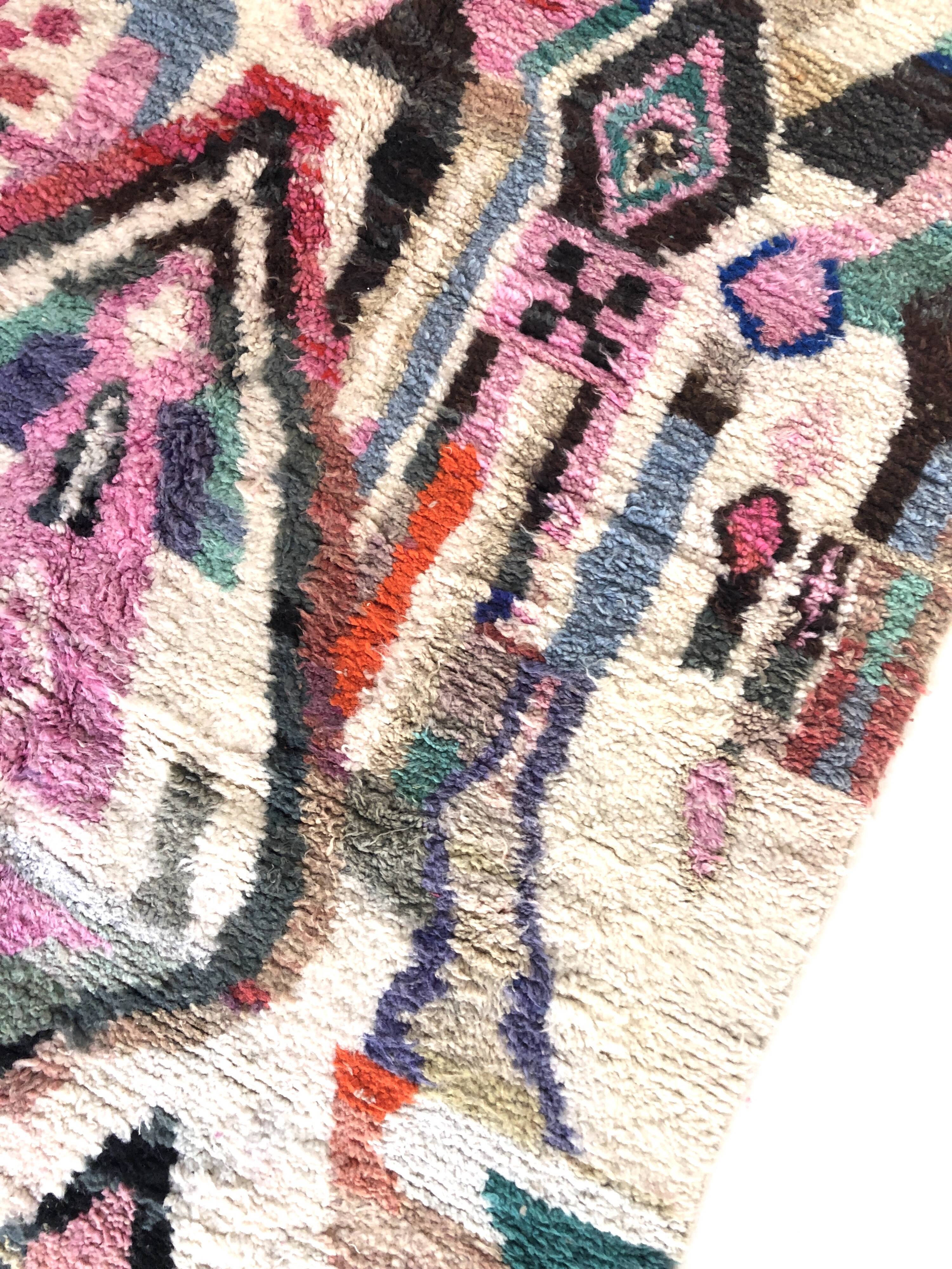 Moroccan Berber carpet Boujaad 2,41x1.53m