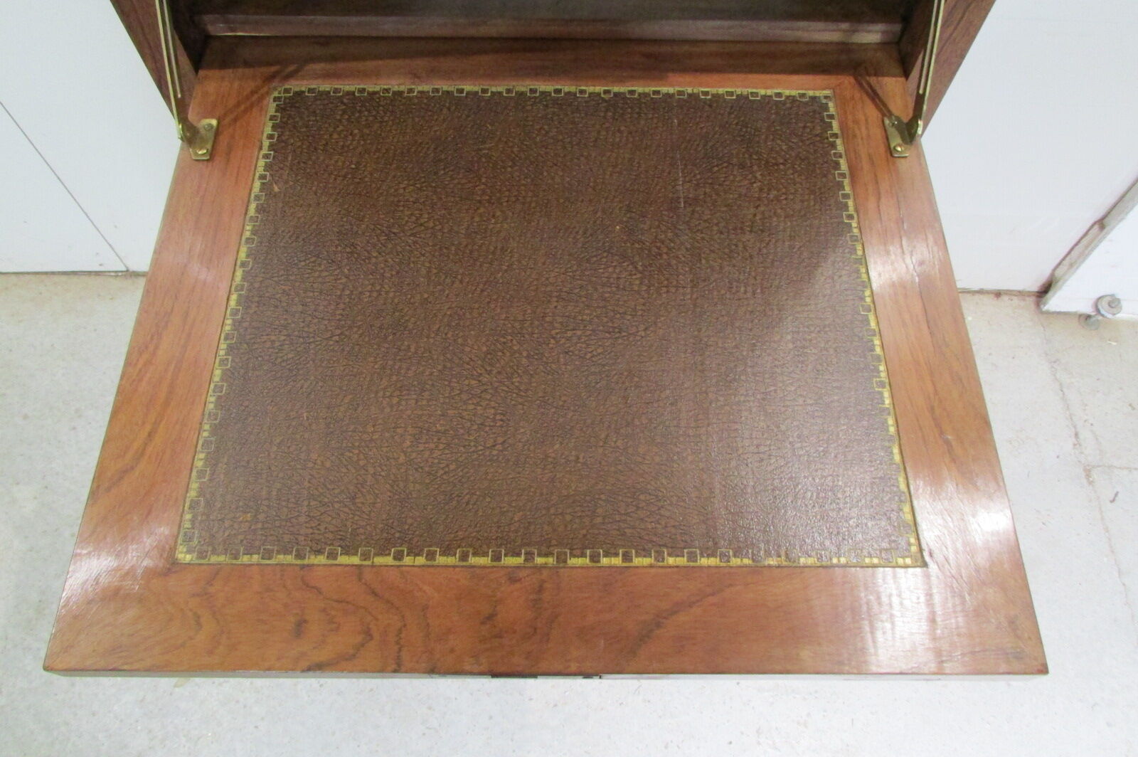 Flip top art deco writing desk