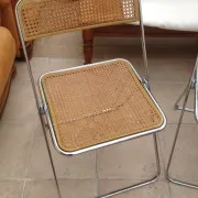 Pair of folding chairs made in Italy
