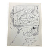 Vintage drawing
