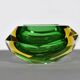 Vintage design Murano Sommerso glass bowl vase by Flavio Poli, 1970s
