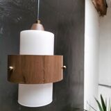 Vintage glass pendant light