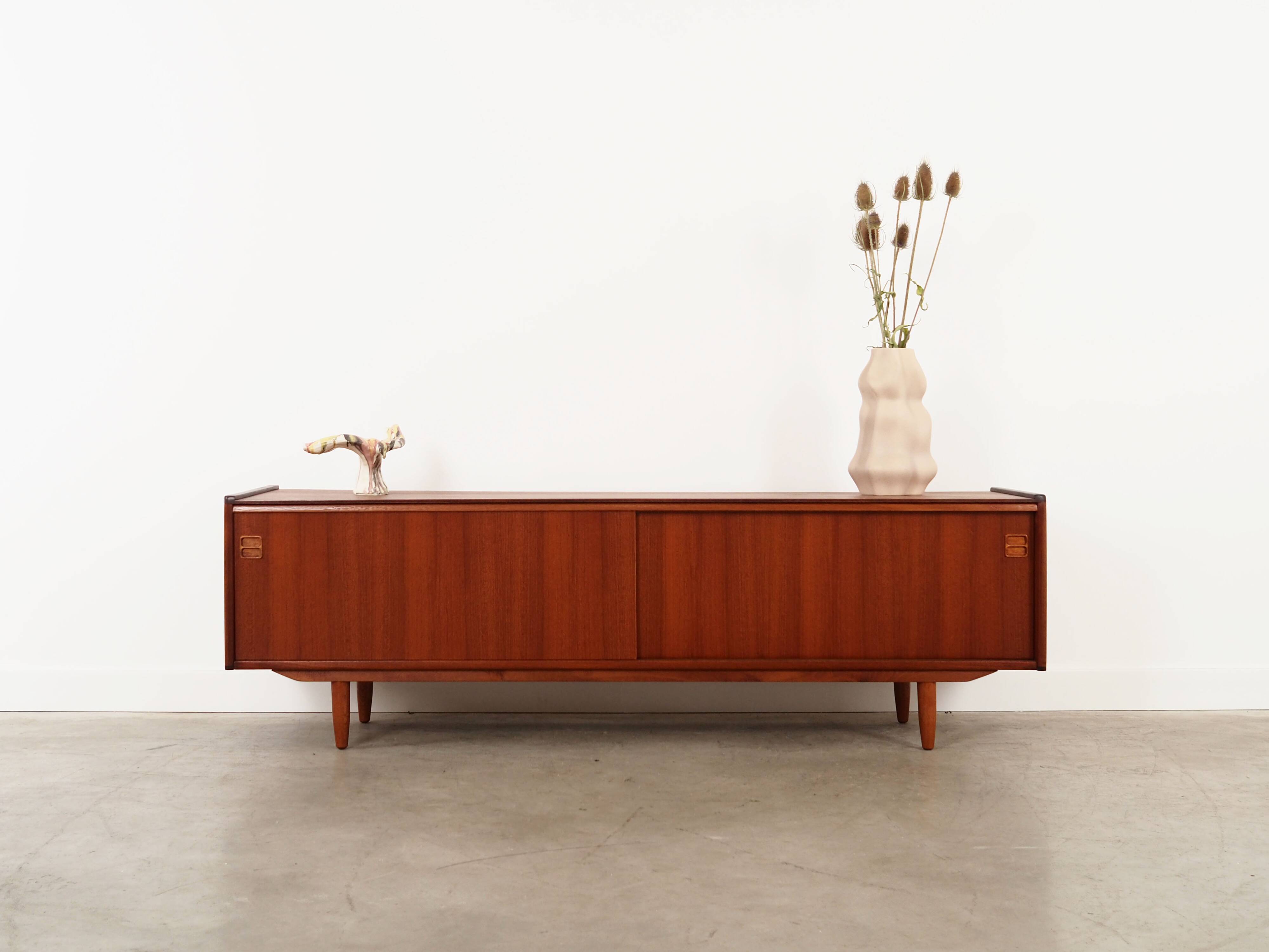 Teak sideboard, Danish design, 1970s, manufacturer: Aerthoj Jensen & Molhol