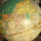 World map 1950s Girard and Barrere