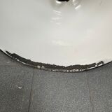 Black enamel Bauhaus factory lamp from Industria Rotterdam