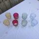 8 colored walking glasses