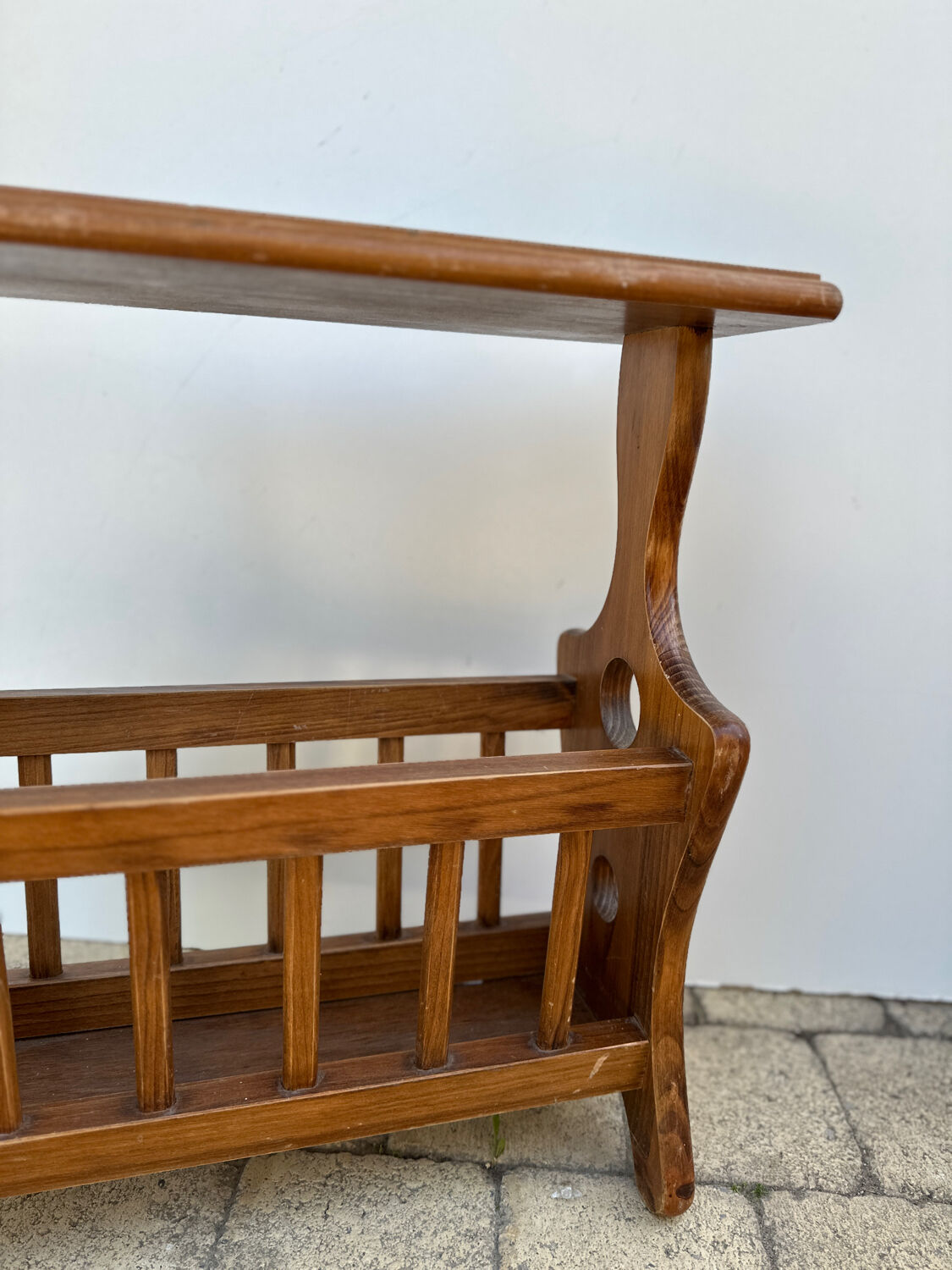 Wooden magazine door