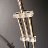 Arc floor lamp with marble foot, 60s