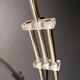 Arc floor lamp with marble foot, 60s