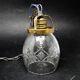 Art Deco crystal pendant lamp, Poland, 1950s