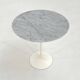 Table d'appoint en marbre Tulip par Eero Saarinen pour Knoll, 1970