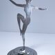 Metal jewelry holder Art Deco style bathroom decor