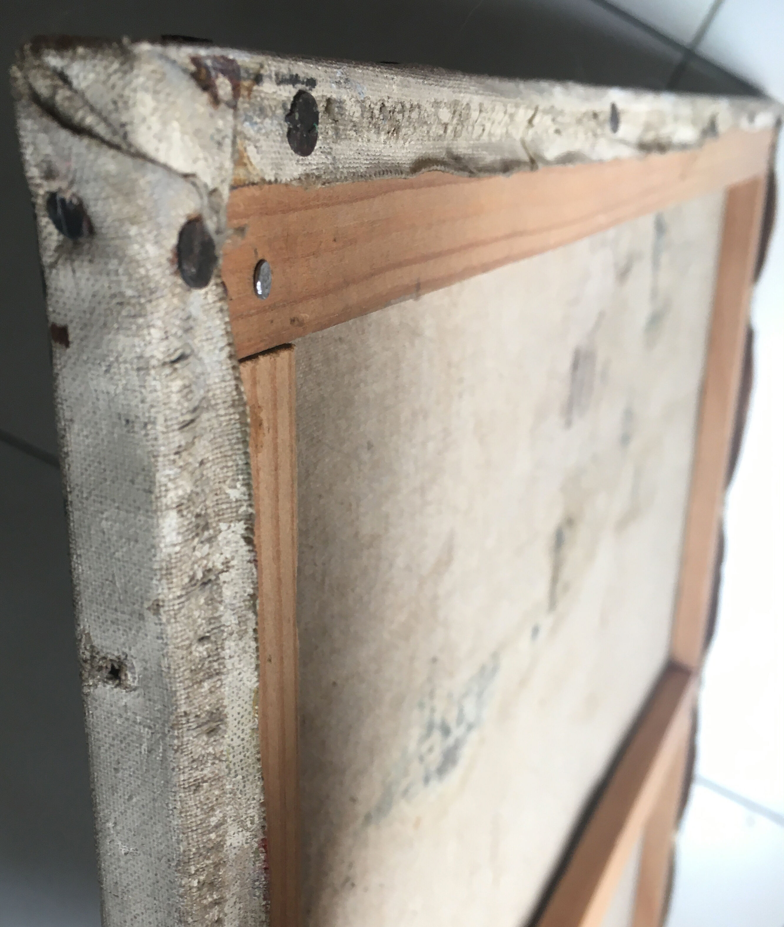 Painting "Landscape of undergrowth", sunny trail in the forest