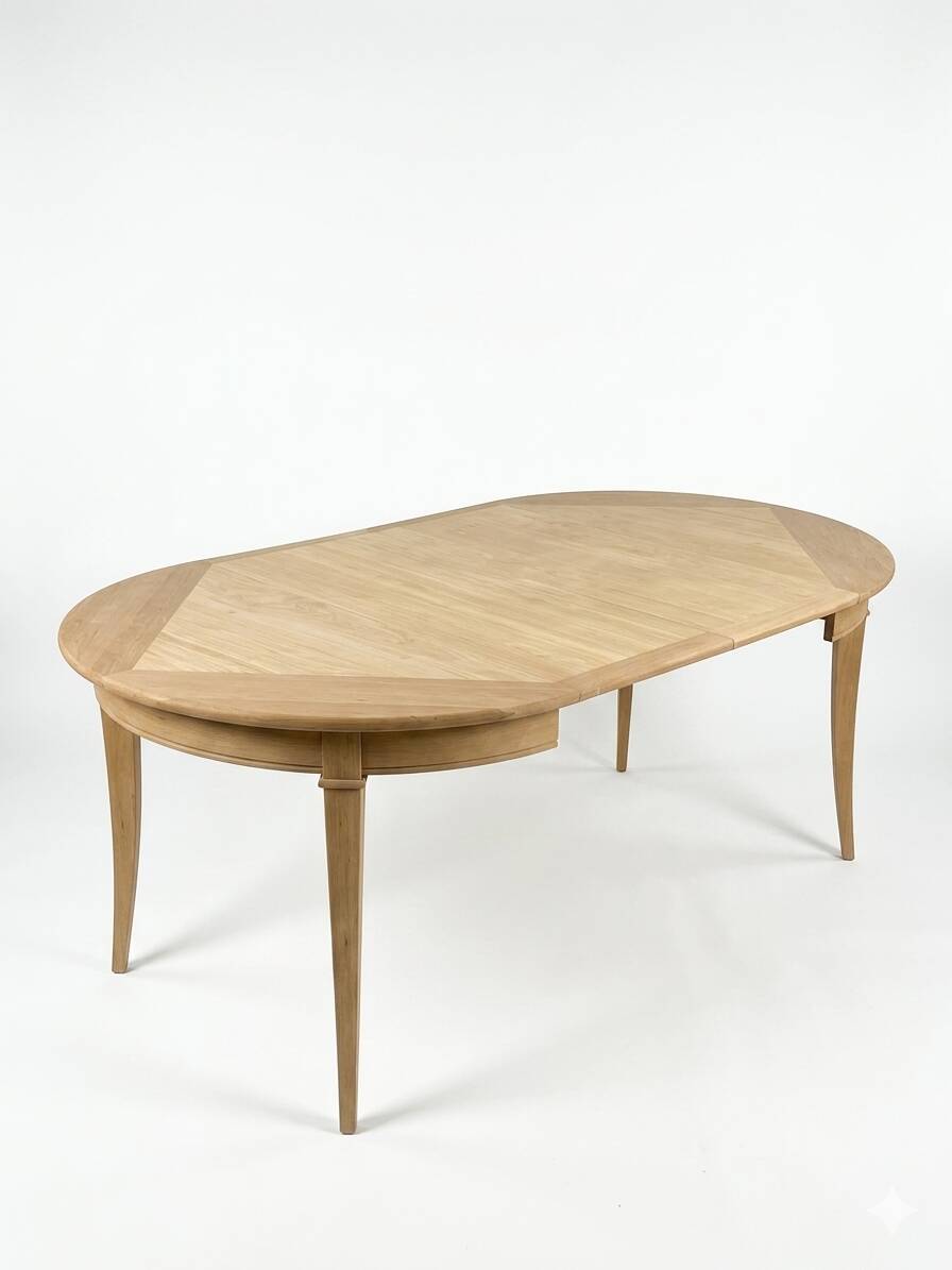 Extendable table in cherry wood