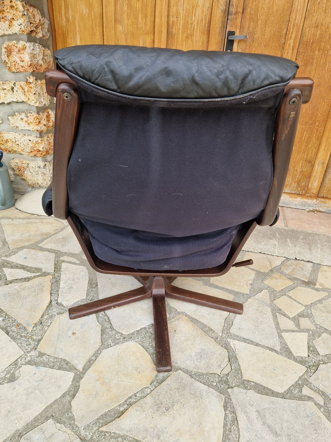 Nassjo Scandinavian armchair by Gote Mobler, Sweden