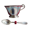 Baptism box cup and spoon in silver 925