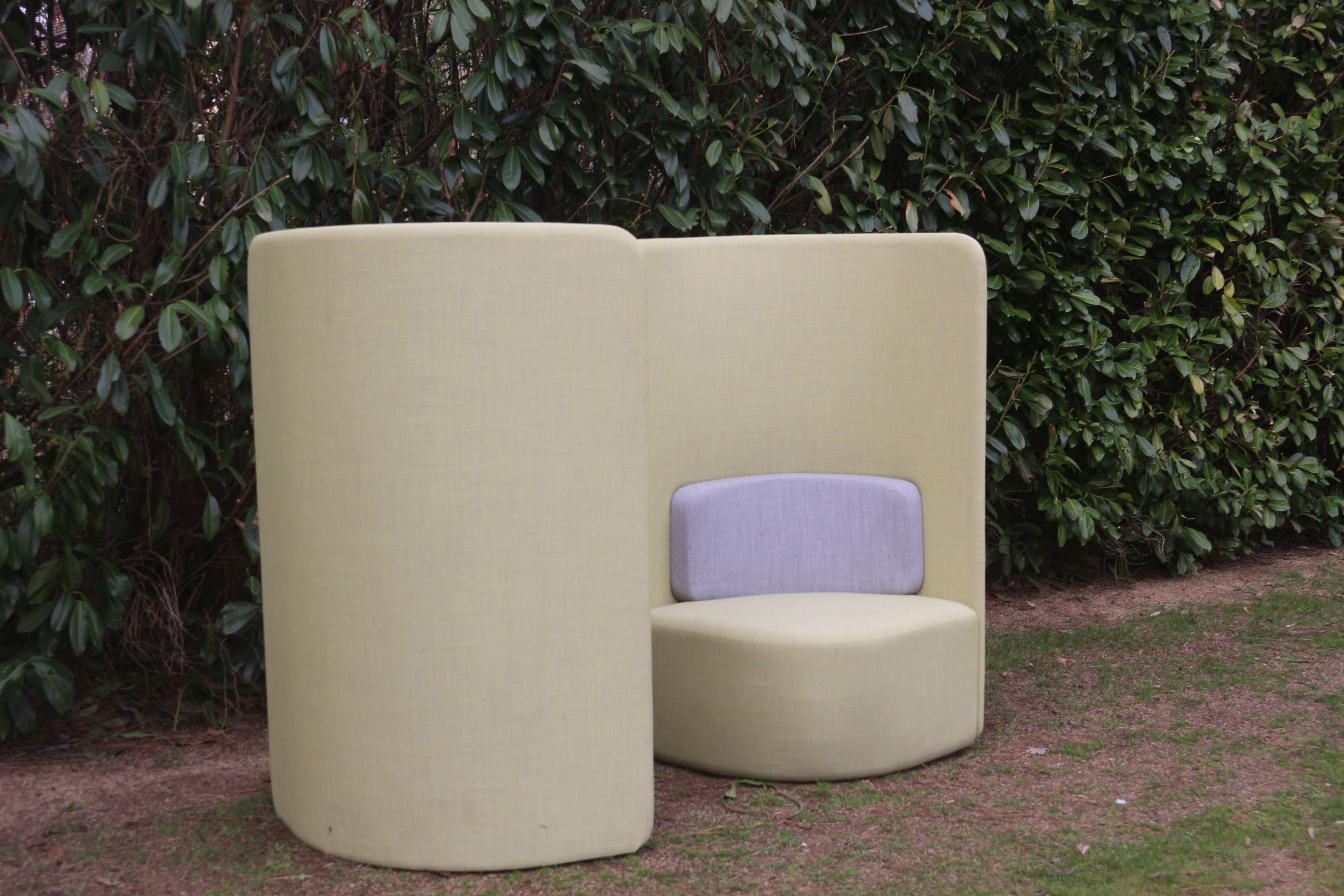 Pair of armchairs back high Shuffle design