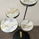 Vintage plant holder from the 60s and 70s in formica and metal