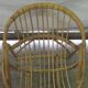 Children's rattan/bamboo shell armchair