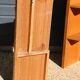 2 asymmetrical bedside tables in oak veneer