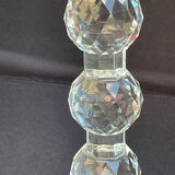 Candle holders - glass or cut crystal