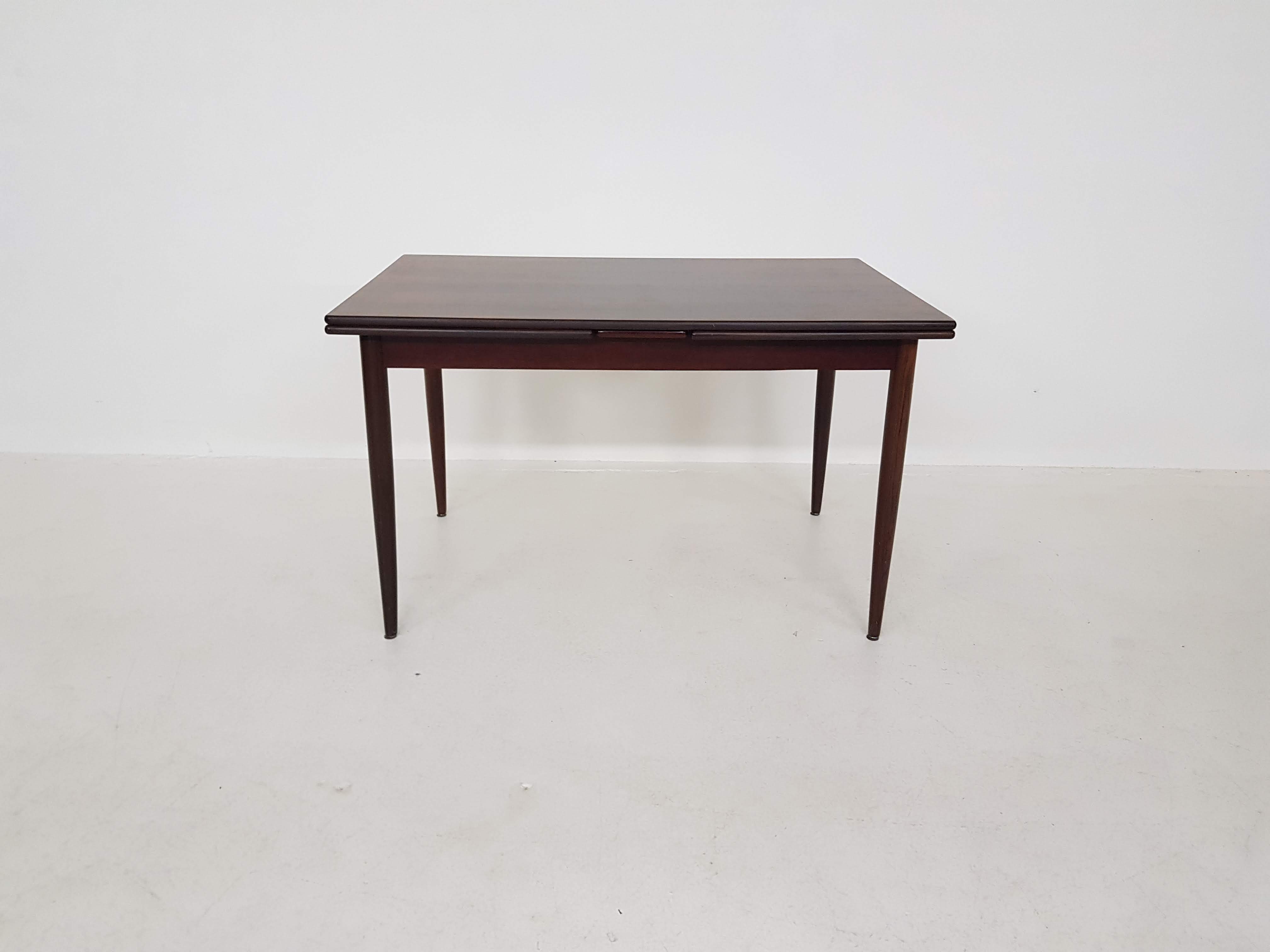 Scandinavian Rosewood extendable dining table