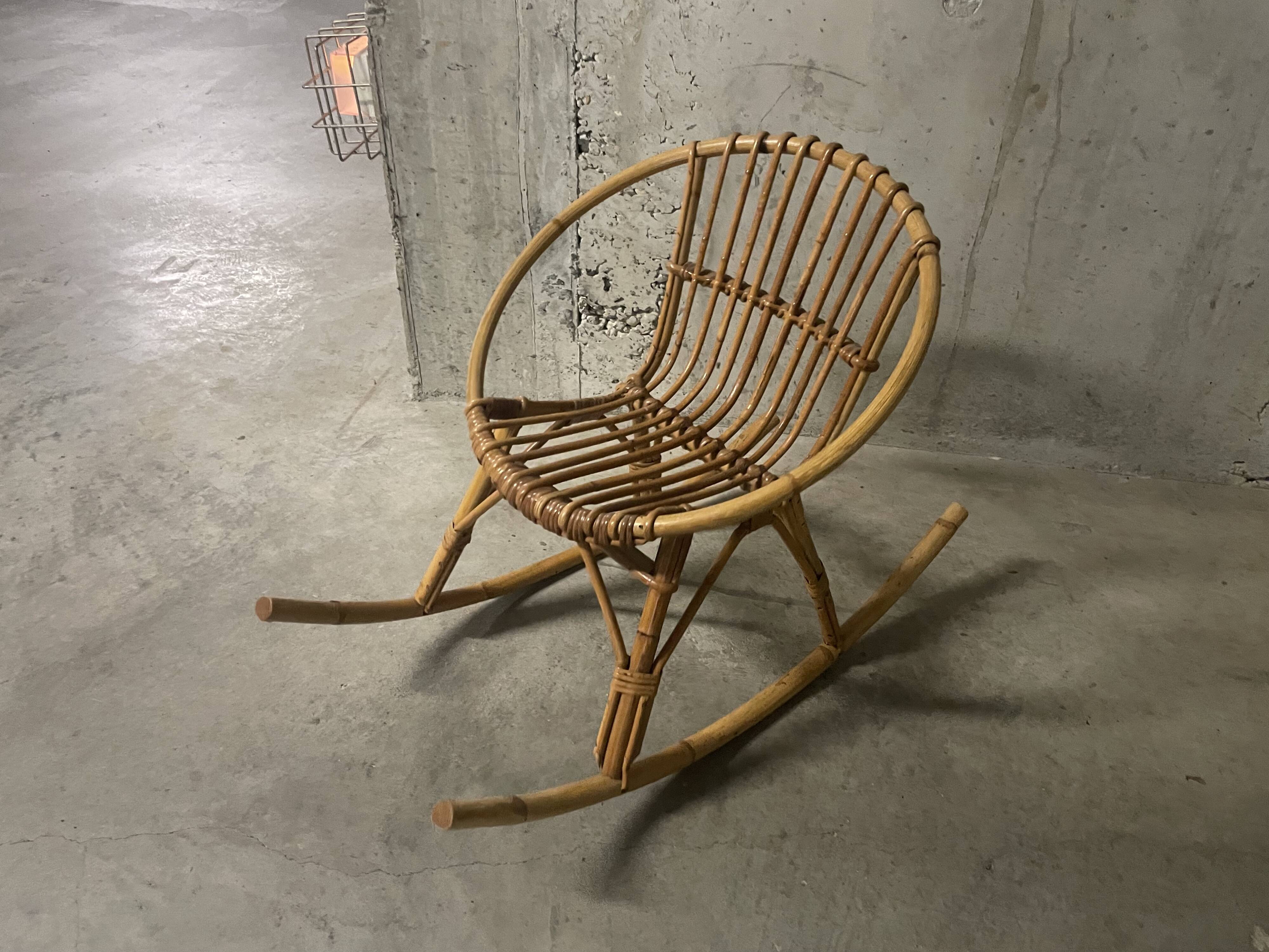 Rocking-chair enfant, années 60