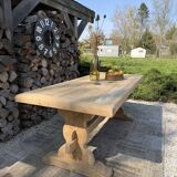 Monastery table made of solid oak.