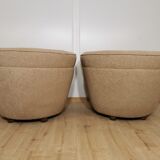 Restored armchairs by Jindrich Halabala