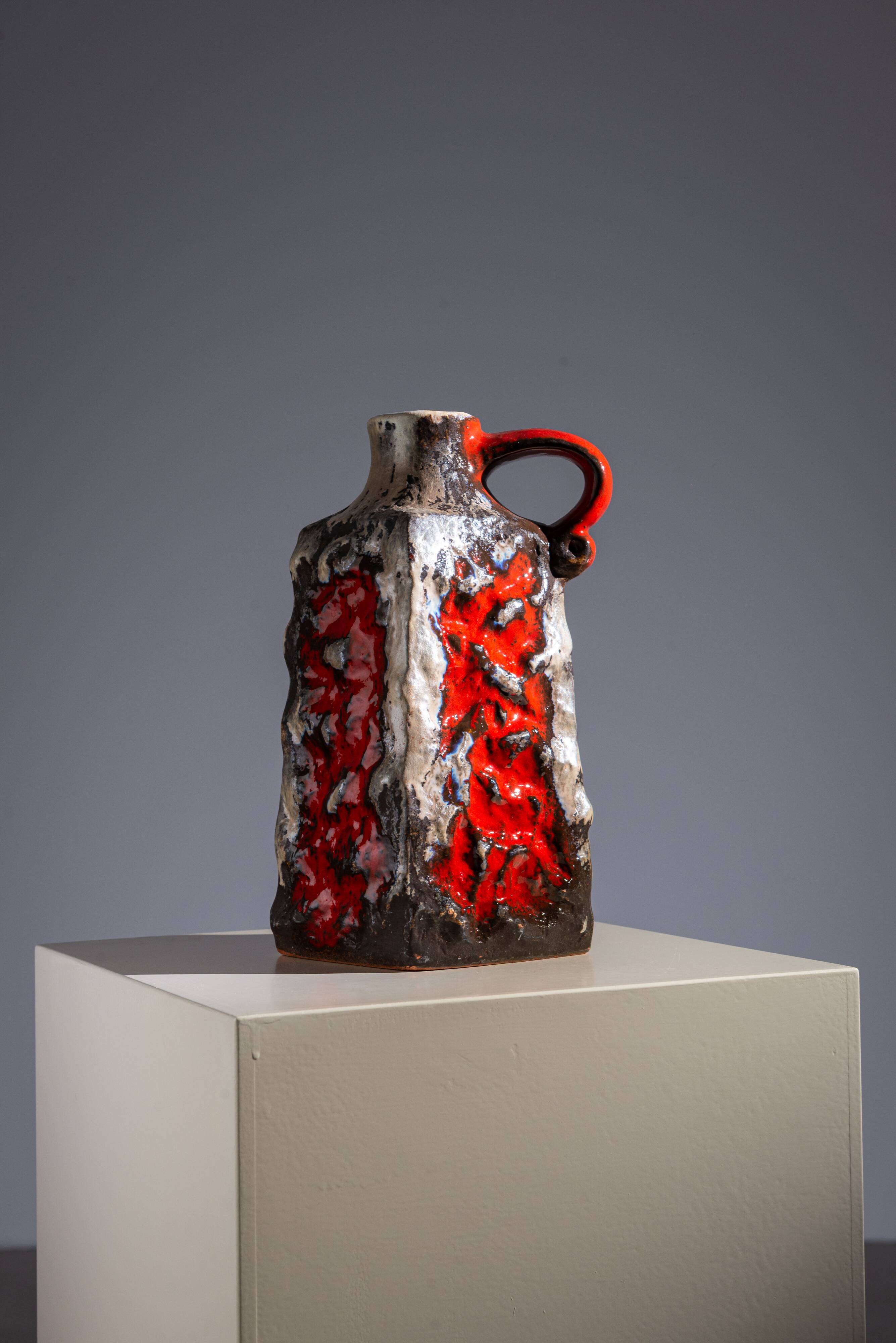 Übelacker Keramik W-Germany fat lava vase