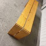 Pine bench attributed to Charlotte Perriand 1960 Les Ménuires