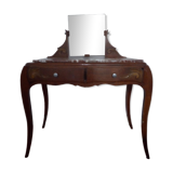Art Deco dressing table marble top 2 drawers