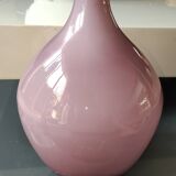 Vase Soliflore Boule design..A dégradés de tons roses. Dim 24 x 15 cm