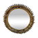 1950s Italian wrought iron sun mirror