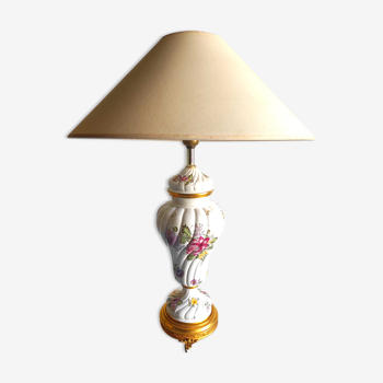 English porcelain lamp
