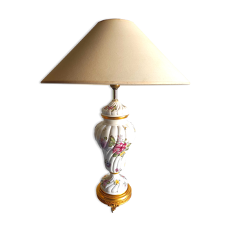 English porcelain lamp