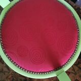 Set of 4 bridge art deco armchairs redesigned