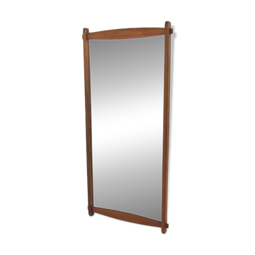 Scandinavian teak mirror, 95x45cm, Sweden, 1960