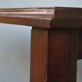 Spiral staircase for library made of mahogany wood