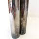 Silver metal candle holder 70s