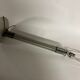 Steel and solid glass lamp from the 40s/50s