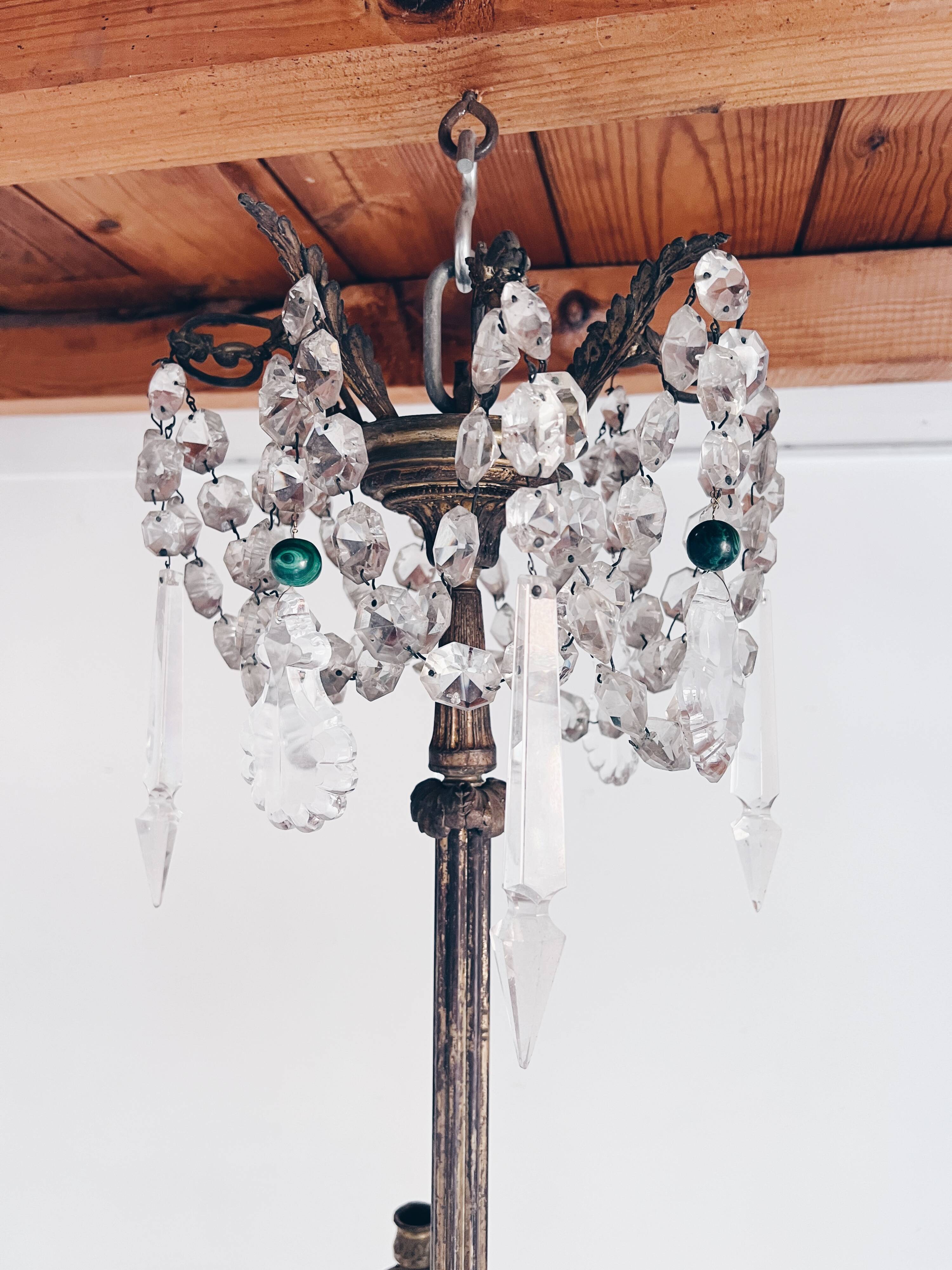 chandelier with tassels