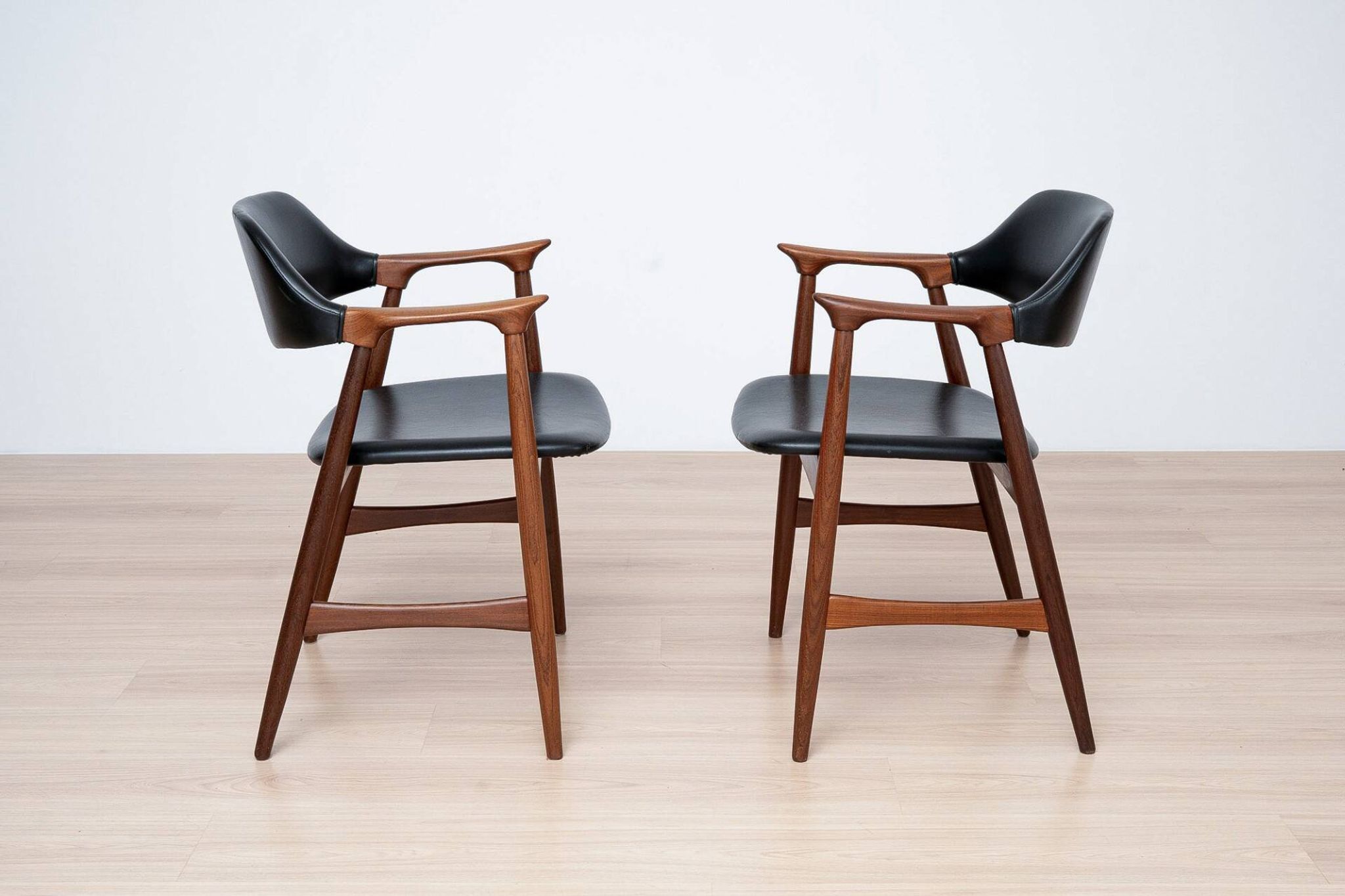 1960s Mid-Century Dining Set, 6 Carlton Armchairs by Låte Møbelfabrikk & Ex
