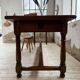 Table XXL noyer massif foncé 3m