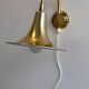 Vintage wall lamp brass