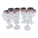 11 verres à pied années 40