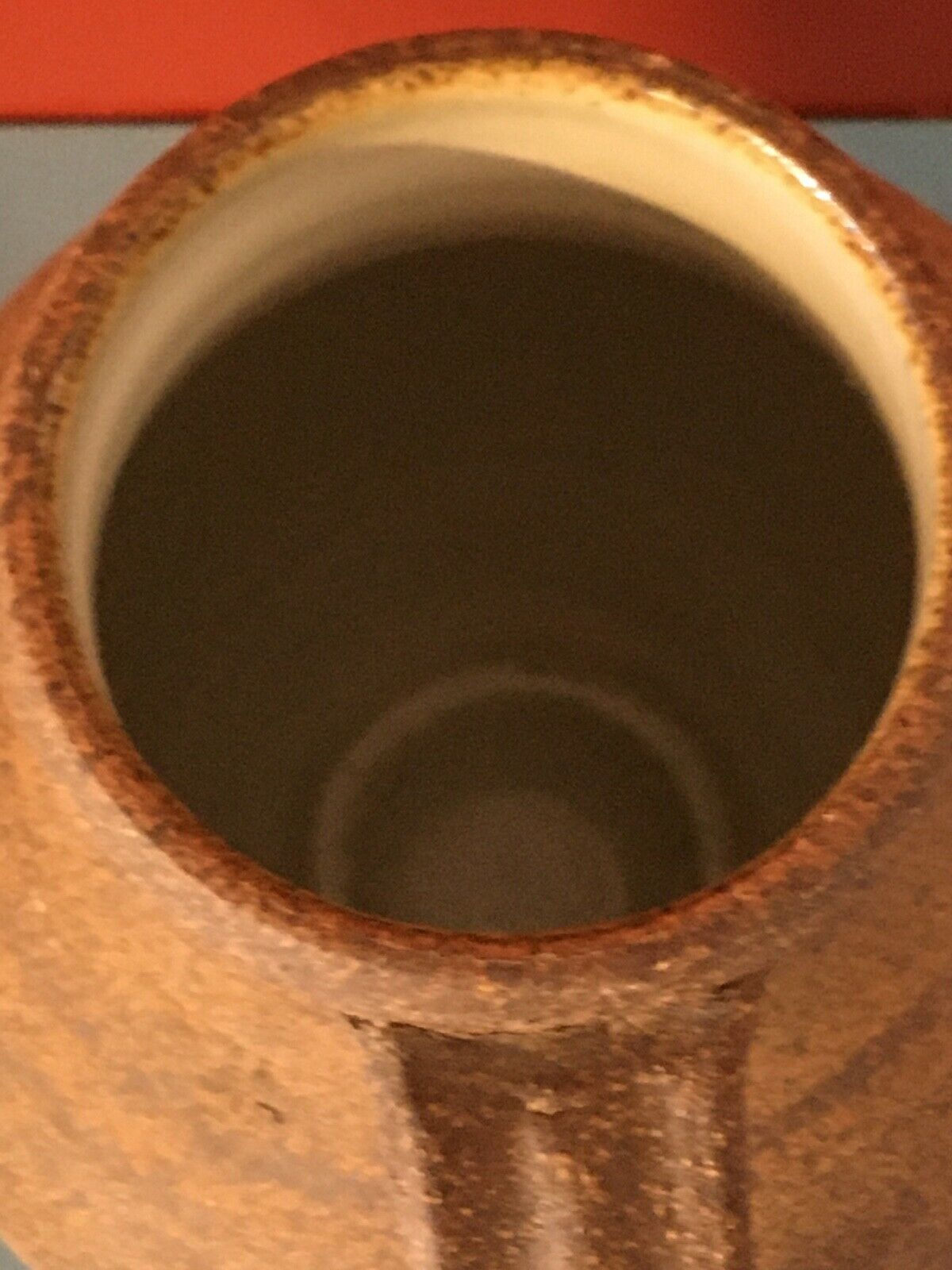 Contemporary ceramic pitcher champtoceaux without beak