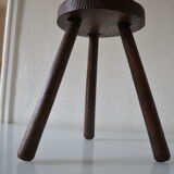 Brutalist modernist tripod stool 1950