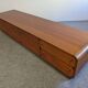 Low Space Age teak sideboard from the 60s/70s